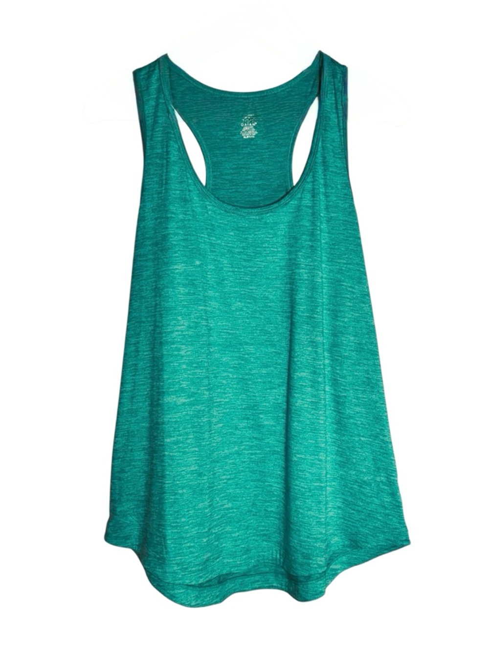 🚨BOGO FREE Gaiam Women’s Teal Racerback Tank Top Gym Workout Exercise Size XL